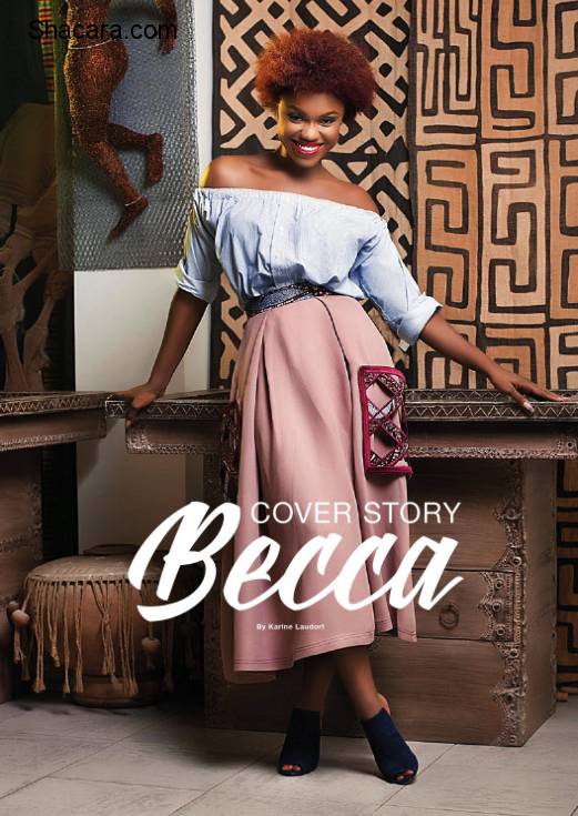 GHANIAN SINGER BECCA COVERS GLAM AFRICA’S MAGAZINE LATEST ISSUE