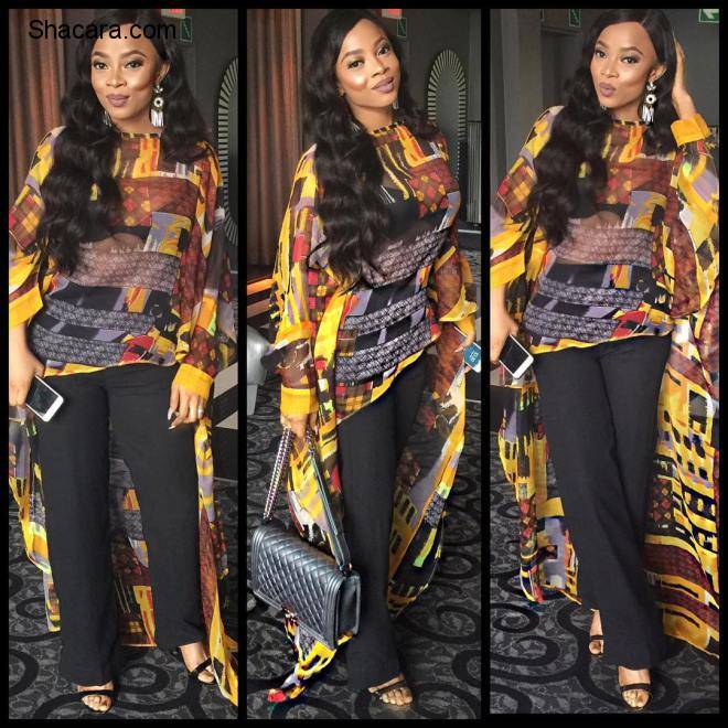 TOKE MAKIWA OR YEMI ALADE, WHO WORE THIS PRINT FABRIC BEST?