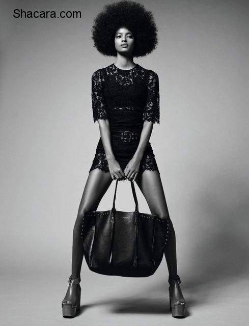 Afro Hotness!! Malaika Firth looks Effortless and Elegant for Elle France