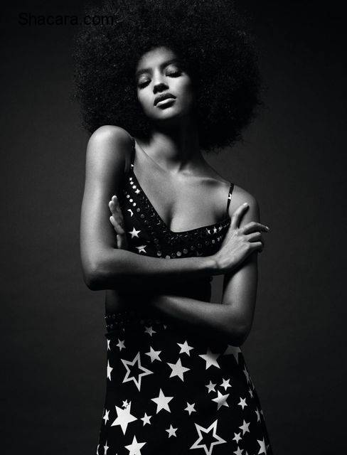 Afro Hotness!! Malaika Firth looks Effortless and Elegant for Elle France