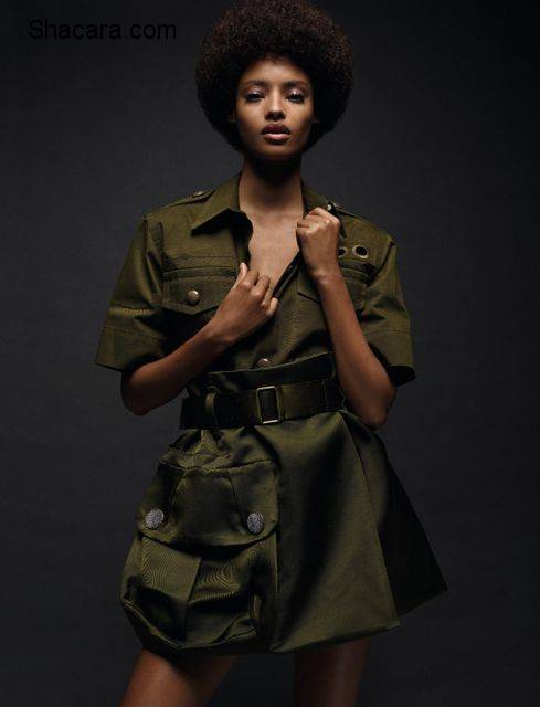 Afro Hotness!! Malaika Firth looks Effortless and Elegant for Elle France