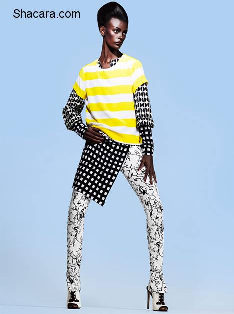 Rwandan Model Happy J Umurerwa for GLASSbook’s “Mix It Up” Style Feature