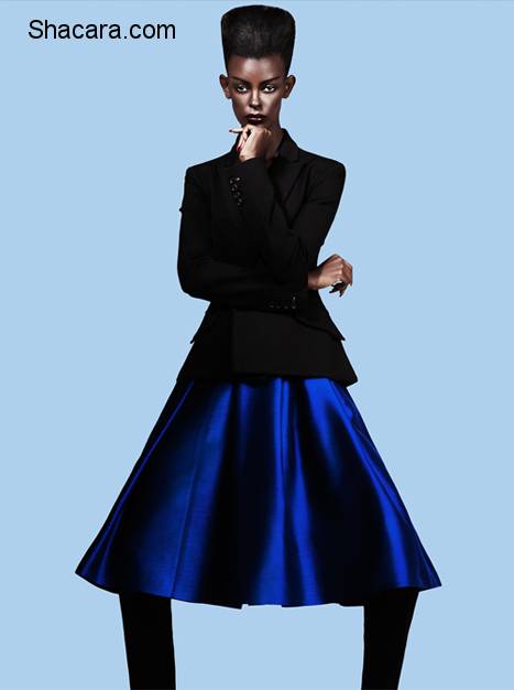 Rwandan Model Happy J Umurerwa for GLASSbook’s “Mix It Up” Style Feature