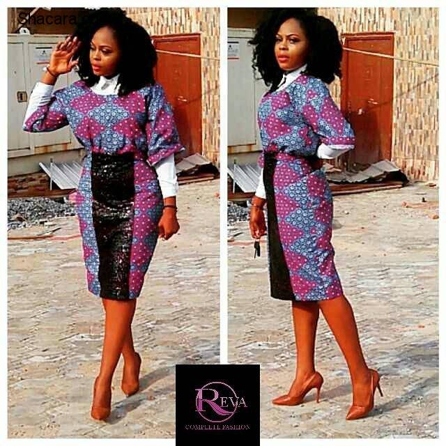 TURN-UP TRENDY IN ONE OF THIS SEXY ANKARA STYLE.