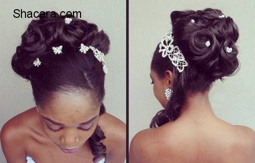 10 GLAM BLACK WEDDING HAIRSTYLES