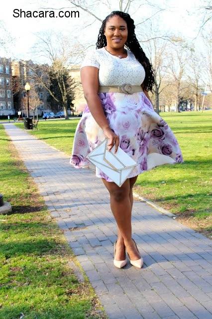 FLORAL PRINT IDEAS FOR THE PLUS-SIZE.