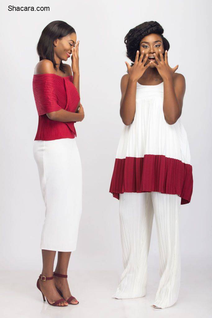 ITS CHIC AND BOLD: THE LATEST MAJU COLLECTION STARS MODELS TARMAR AWOBUTU AND JESSICA CHIBUEZE