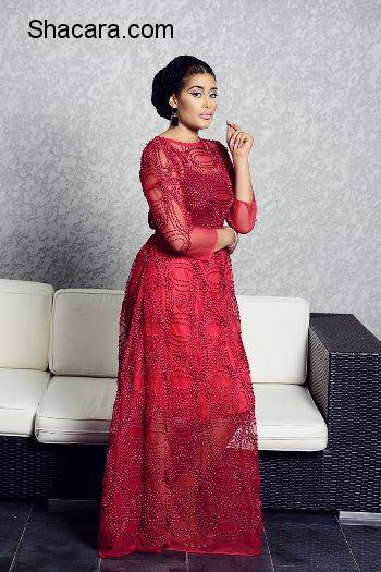 ADUNNI ADE MODEL IN ABBYKE DOMINA’S LOOKBOOK FOR NEW COLLECTION ‘THE NORTHERN BRIDE’