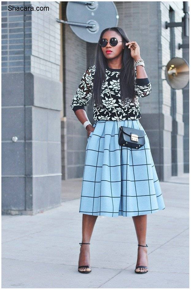 THE CHECKERED SKIRT YOU NEED TO CHECK OUT