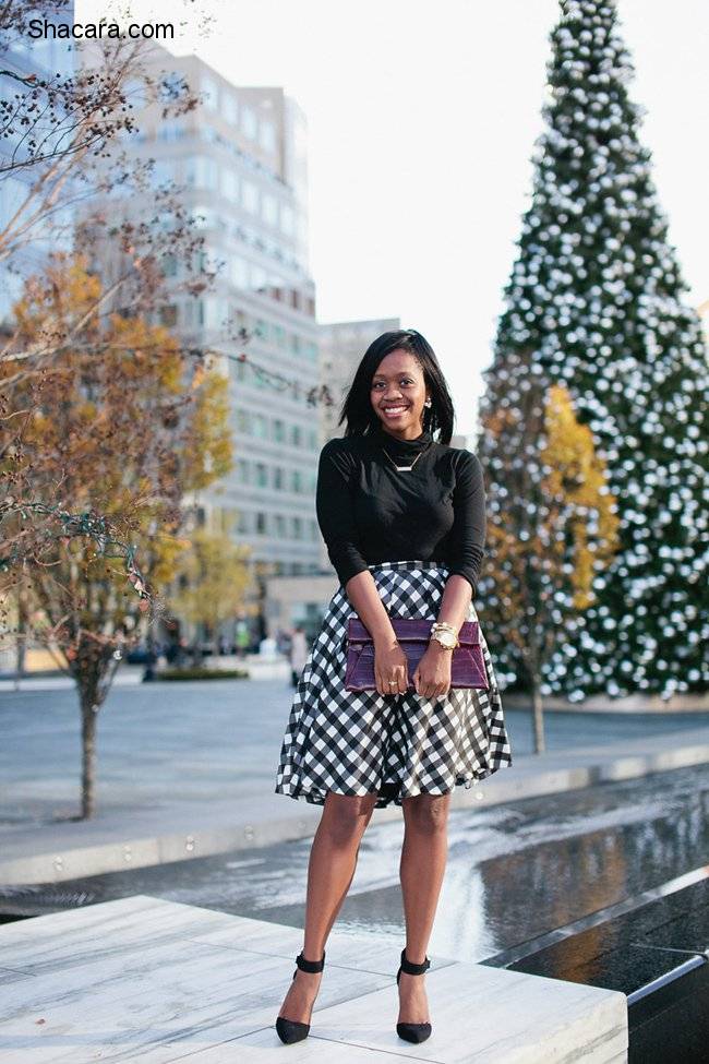 THE CHECKERED SKIRT YOU NEED TO CHECK OUT