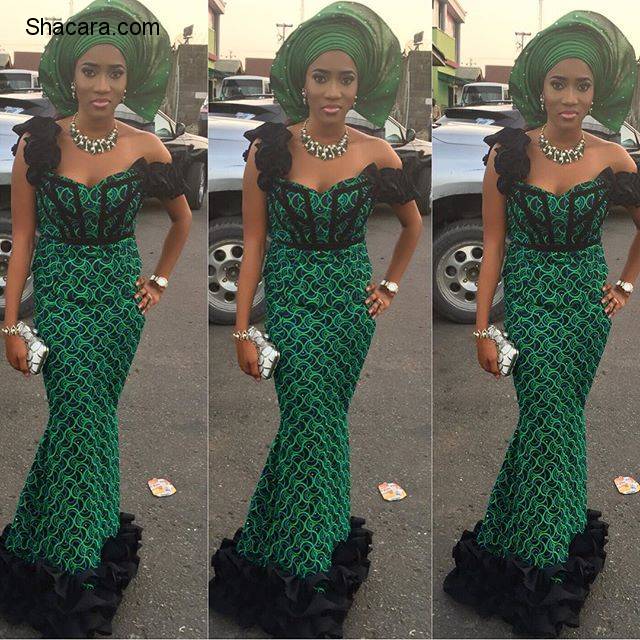 MAKE IT GLAMOROUS TO YOUR NEXT OWANBE PARTY IN ONE OF THIS ASO EBI STYLES