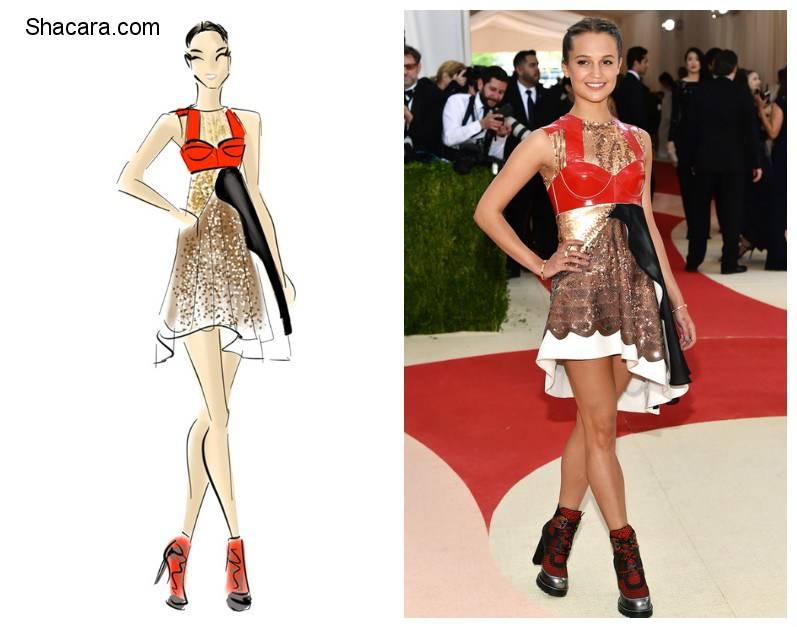 SEE ILLUSTRATIONS OF ALL YOUR FAVOURITE DRESSES AT THE MET GALA MANUS X MACHINA LOOKS ZOË SALDANA, RITA ORA, LUPITA NYONG’O AND MANY MORE