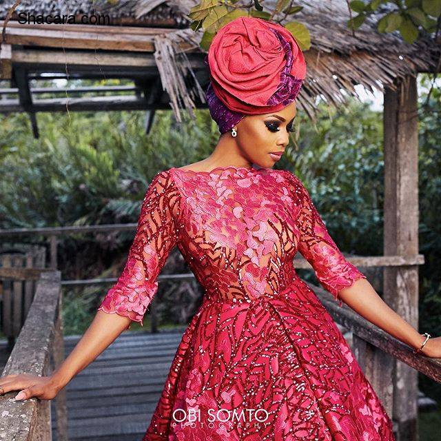 BONANG MATHEBA STUNS IN TOJU FOYEH