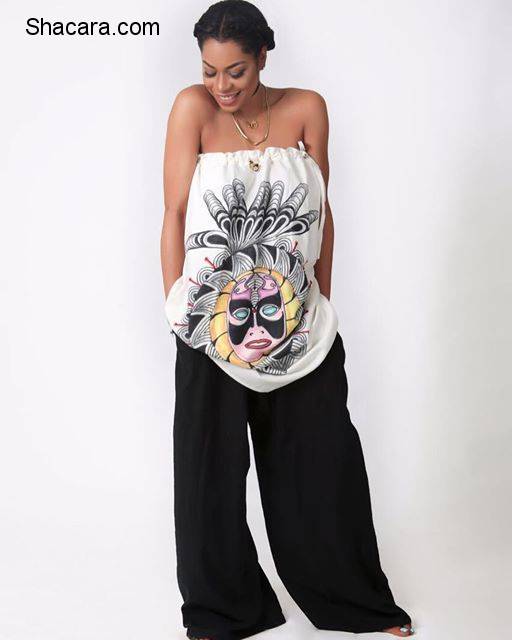 THISDAYSTYLE: HOW WOULD YOU STYLE YOUR VONNE MASKED PRINT SKIRT STARRING YVONNE NWOSU