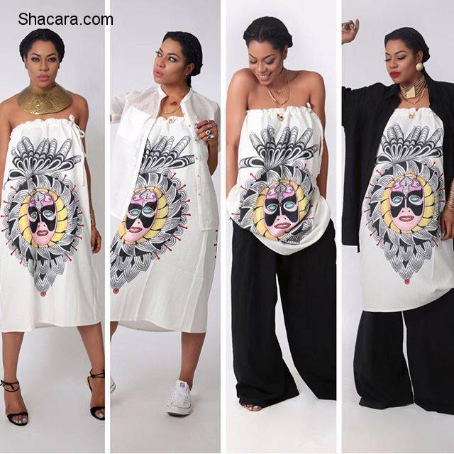 THISDAYSTYLE: HOW WOULD YOU STYLE YOUR VONNE MASKED PRINT SKIRT STARRING YVONNE NWOSU