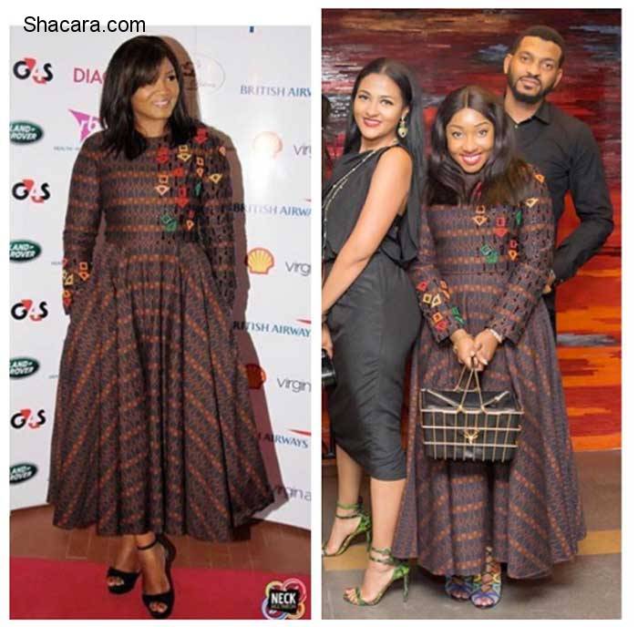 Who Wore It better? Omotola Jalade-Ekehinde & Jennifer Obayuwana In Lisa Folawiyo