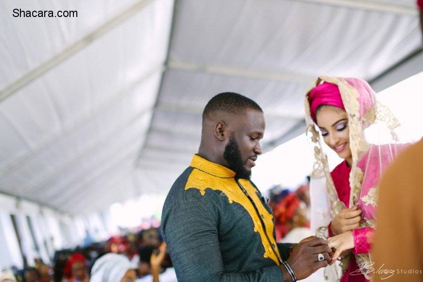 WALE ALAKIJA WEDS SOPHIE RAMMAL IN SIMPLE BLISS