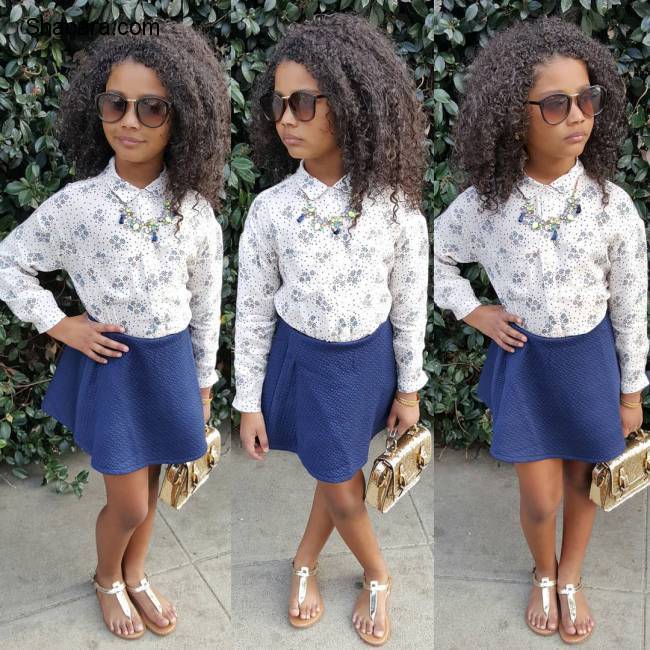 6 Year Old Style Girl Slaying It On Instagram With Over 125,000 Followers, Meet Haileigh