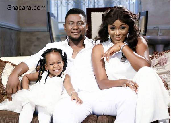 Too Cute! Chacha Eke-Faani Releases New Family Photos To Mark 3rd Wedding Anniversary