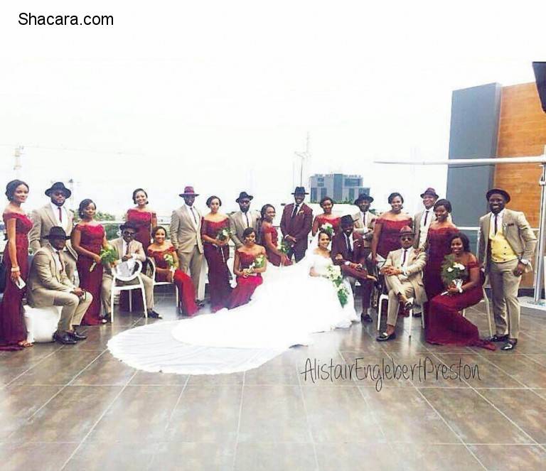 NOBEL IGWE AND CHIOMA OTISI’S WHITE WEDDING