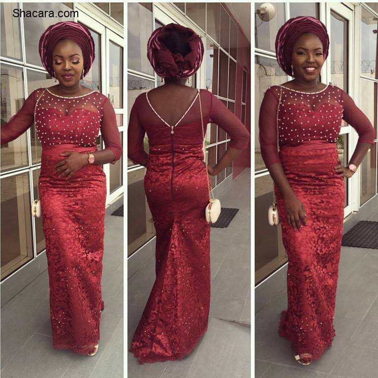 GLITZY LACE AND ANKARA ASO EBI STYLES YOU NEED TO SEE