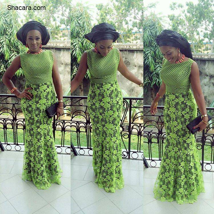 GLITZY LACE AND ANKARA ASO EBI STYLES YOU NEED TO SEE