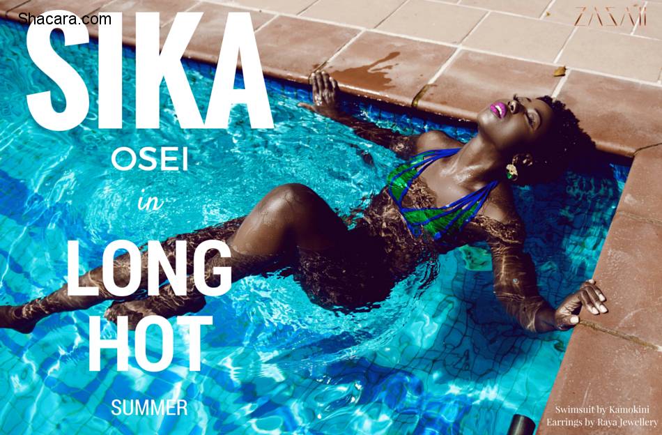 SIKA OSEI IS A SWIM SIREN FOR THE #ZAZAIIINFLUENCER SERIES