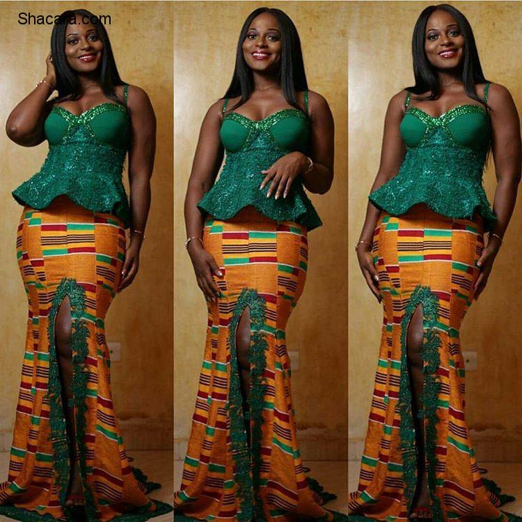 SHOW OF YOUR CURVES IN THIS FLATTERING ASO EBI STYLES