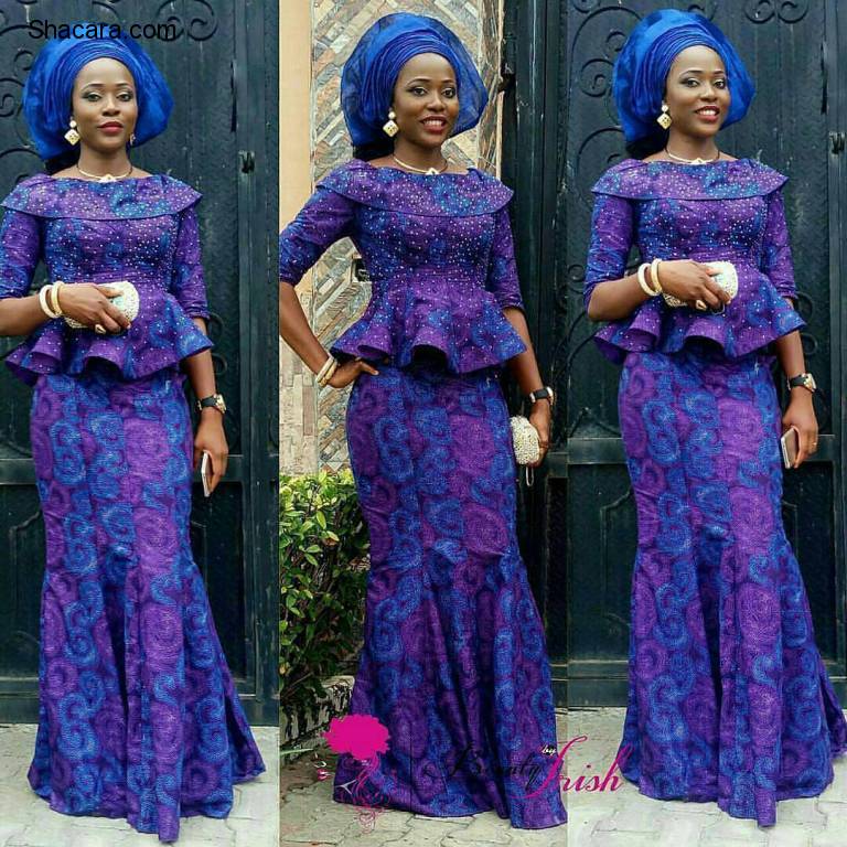 TRENDING LACE ASO EBI COLOUR WE ARE LOVING THIS WEEK