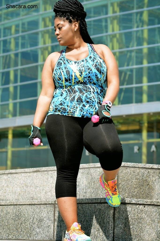 SPORTY PLUS-SIZE CHIC OUTFITS FOR YOUR WEEKEND WORKOUT