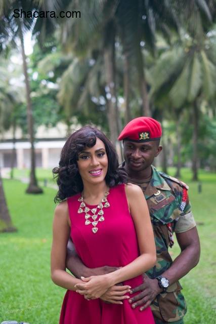 Love Is In The Air, Check Out Romantic Pre Wedding Pics By Sonia Ibrahim (Juliet Ibrahim Sister)