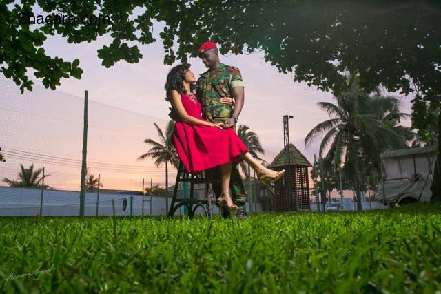 Love Is In The Air, Check Out Romantic Pre Wedding Pics By Sonia Ibrahim (Juliet Ibrahim Sister)