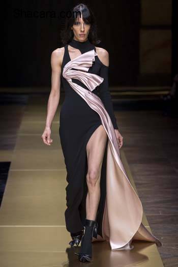 Fall 2016/2017 Paris Couture Week: Mayowa Nicholas, Bella Hadid, Irina Shayk, More Walk For Atelier Versace