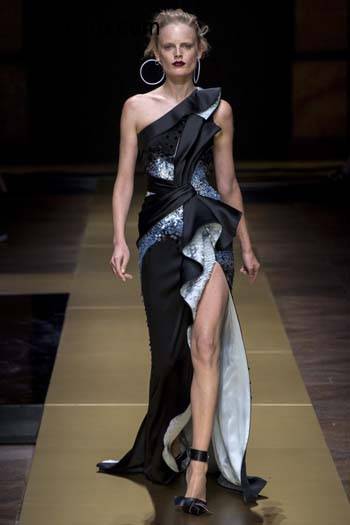 Fall 2016/2017 Paris Couture Week: Mayowa Nicholas, Bella Hadid, Irina Shayk, More Walk For Atelier Versace