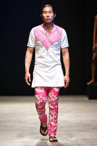 Mustafa Hassanali  At South Africa Menswear Week 2016/2017: Cape Town