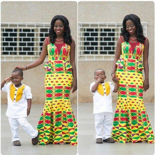 See All The Viral African Fashion Mother & Daughter/Son Images Breaking The Net