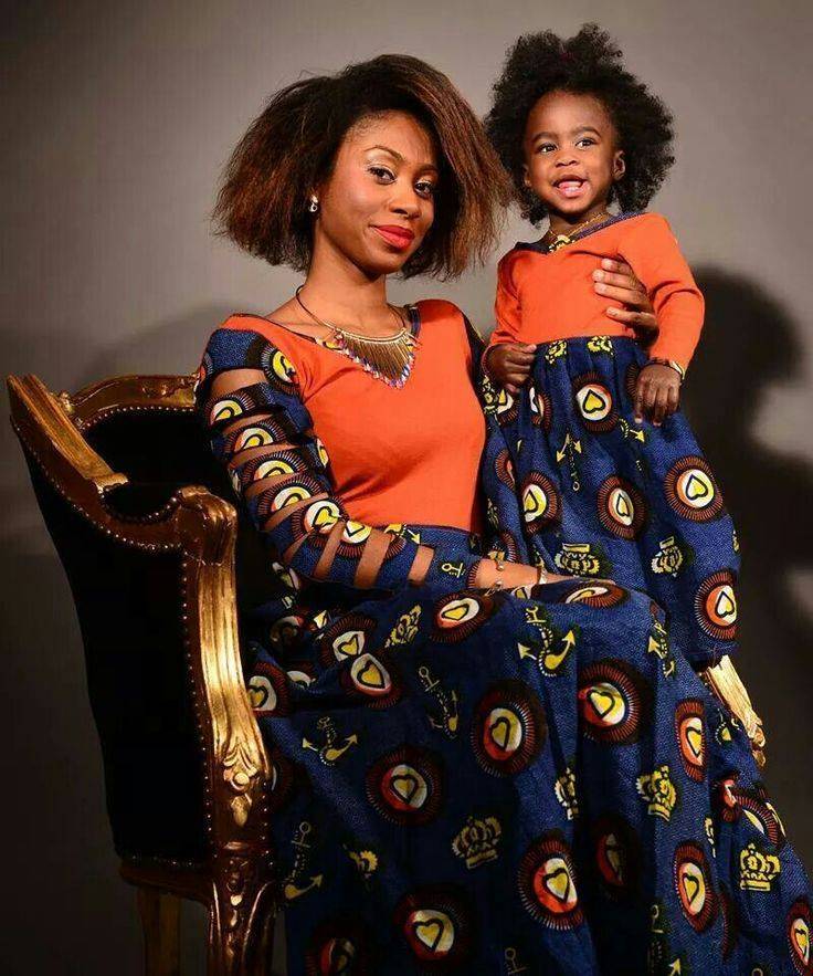 See All The Viral African Fashion Mother & Daughter/Son Images Breaking The Net