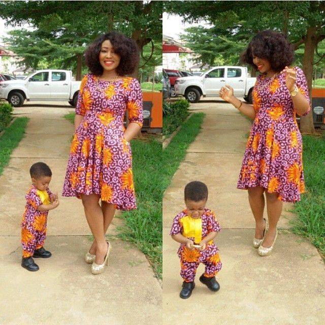 See All The Viral African Fashion Mother & Daughter/Son Images Breaking The Net