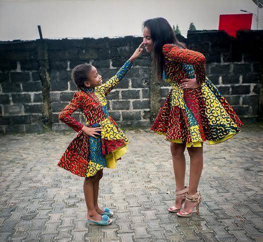 See All The Viral African Fashion Mother & Daughter/Son Images Breaking The Net