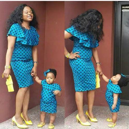 See All The Viral African Fashion Mother & Daughter/Son Images Breaking The Net