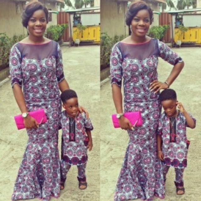 See All The Viral African Fashion Mother & Daughter/Son Images Breaking The Net