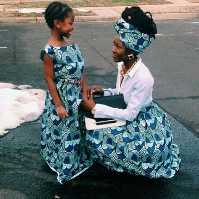 See All The Viral African Fashion Mother & Daughter/Son Images Breaking The Net