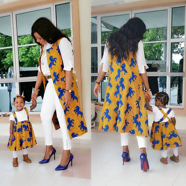 See All The Viral African Fashion Mother & Daughter/Son Images Breaking The Net