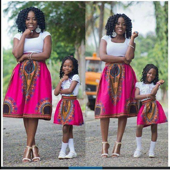 See All The Viral African Fashion Mother & Daughter/Son Images Breaking The Net