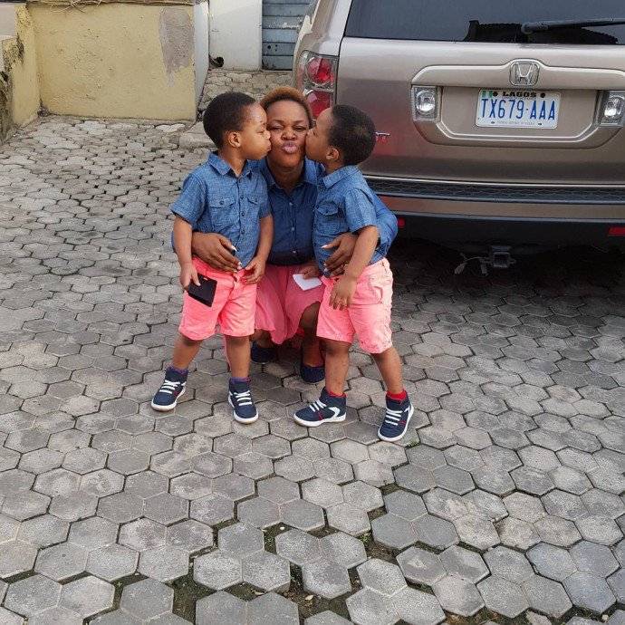 NIGERIAN CELEBRITIES WITH THE MOST ADORABLE TWIN CHILDREN