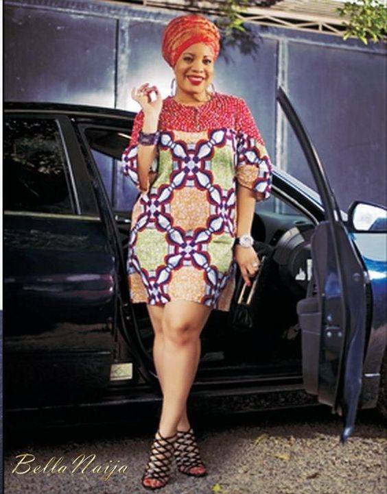 THE EXCUSES HAVE RUN OUT; ROCK THESE PLUS-SIZE SHORT ANKARA DRESSES