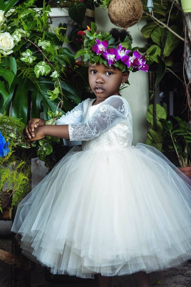 SEE THESE GORGEOUS FLOWER GIRL DRESSES BY MONBEBE LAGOS