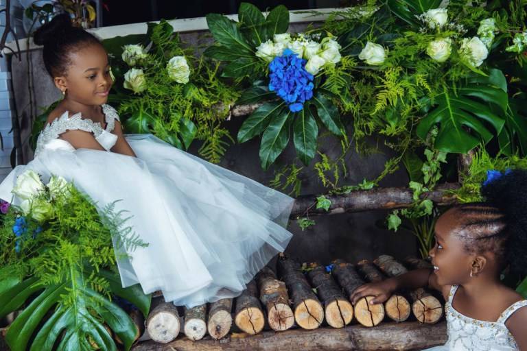 SEE THESE GORGEOUS FLOWER GIRL DRESSES BY MONBEBE LAGOS