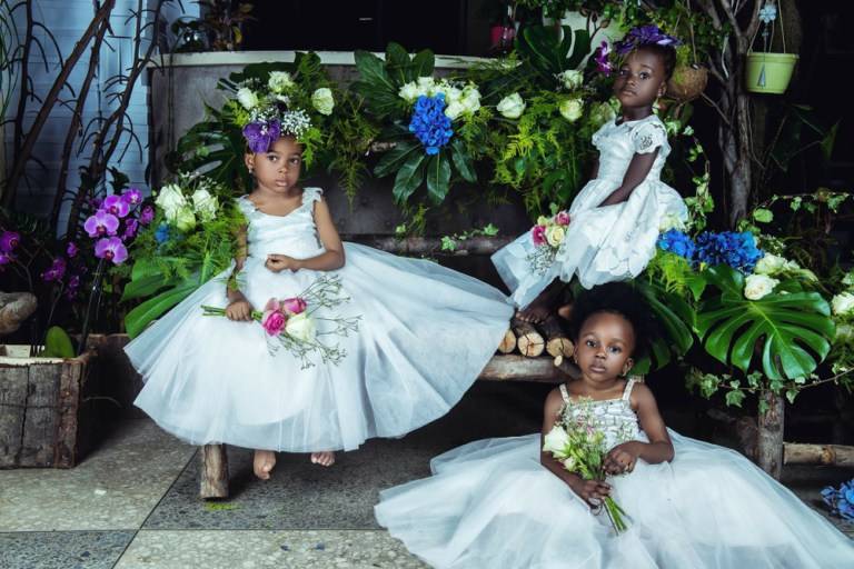 SEE THESE GORGEOUS FLOWER GIRL DRESSES BY MONBEBE LAGOS