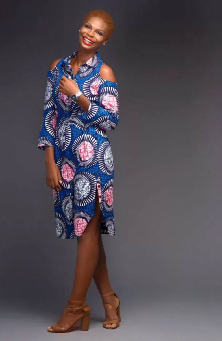 THE ANKARA SHIRT DRESS YOU NEED THIS SUMMER SEASON